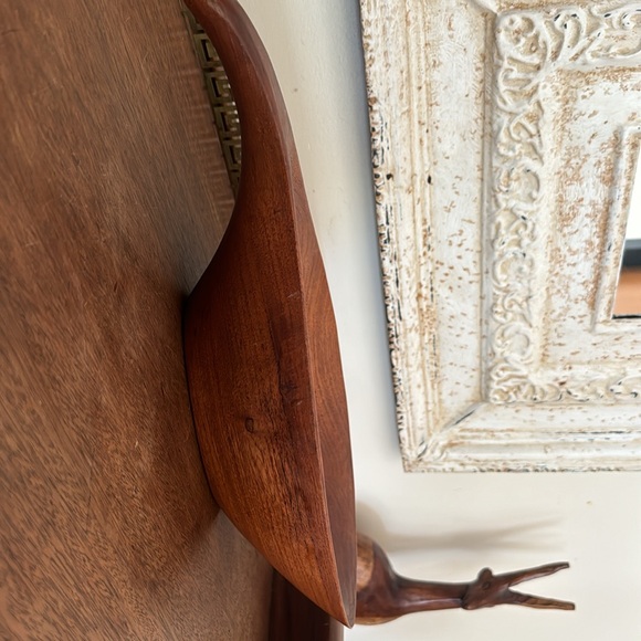 MCM Laur Jensen Denmark Danish teak sculptured bowl dish - Picture 4 of 13